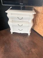 Leuk wit buikkastje met 3 lades, Huis en Inrichting, Ophalen, Overige materialen, Minder dan 50 cm, Gebruikt