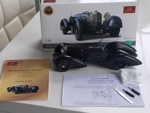 1:18 CMC Mercedes SSK Trossi "Black Prince", 1932, Hobby en Vrije tijd, Modelauto's | 1:18, Zo goed als nieuw, Auto, Autoart, Ophalen of Verzenden