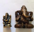 Ganesha Beeldjes - Set van 2, Antiek en Kunst, Antiek | Koper en Brons, Verzenden, Brons