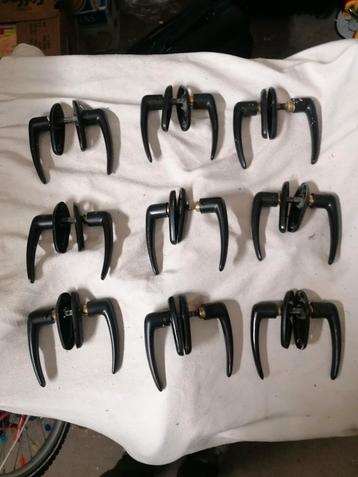 Bakelieten Nedap deurklinken, 12 stuks beschikbaar voor biedingen