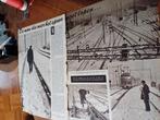 Artikel over schouwen spoorbanen lopend 1956, Verzamelen, Spoorwegen en Tramwegen, Ophalen of Verzenden, Zo goed als nieuw, Boek of Tijdschrift