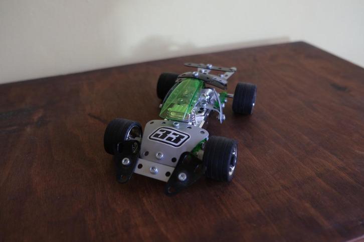 Meccano F1 turbo 3350A en Xtreme 2820, Kinderen en Baby's, Speelgoed | Bouwstenen, Gebruikt, Overige merken, Ophalen of Verzenden