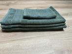 Zara Home 4 x handdoeken + 1 x gastenboeken salie groen, Groen, Ophalen of Verzenden, Handdoek, Zo goed als nieuw