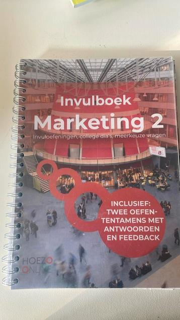 Martijn Borsje - Invulboek Marketing 2 beschikbaar voor biedingen