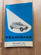 Instructieboekje Peugeot 104 1976-1981, Ophalen