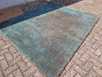 Vloerkleed hoogpolig 250x200, blauw/bruin, show, Huis en Inrichting, Stoffering | Vloerbedekking, Bruin, Ophalen of Verzenden