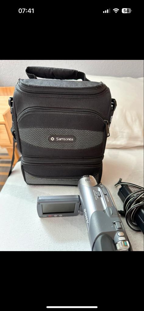 Sony Handycam met Tas - Goed Onderhouden, Audio, Tv en Foto, Videocamera's Digitaal, Gebruikt, Camera, Dvd, Sony, 20x of meer