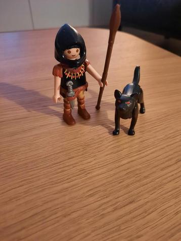 Playmobil Krijger met Wolf - Set 5408 beschikbaar voor biedingen