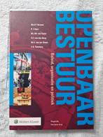 Openbaar bestuur. Beleid, organisatie en politiek, Boeken, Studieboeken en Cursussen, Ophalen of Verzenden, Alpha, Zo goed als nieuw