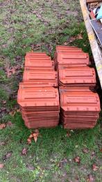 dakpannen, rood, Doe-het-zelf en Verbouw, Dakpannen en Dakbedekking, Ophalen, Steen of Klei, 5 tot 10 m², Zo goed als nieuw