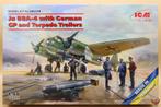 ICM 1/48 Ju 88A-4 with German Ground Personnel & Torpedo's, Hobby en Vrije tijd, Modelbouw | Vliegtuigen en Helikopters, Nieuw