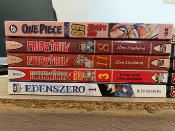 Manga Verzameling (Fairy Tail, One Piece, D.Gray-Man etc.) beschikbaar voor biedingen