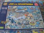 jan van haasteren 17079 PRET ONDER WATER 1000 stukjes, Ophalen of Verzenden, 500 t/m 1500 stukjes, Gebruikt, Legpuzzel