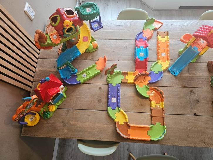 Zoef zoef dieren en toet toet autos met banen en huizen, Kinderen en Baby's, Speelgoed | Vtech, Gebruikt, 2 tot 4 jaar, Ophalen