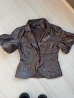Bruine blazer met pofmouwen - Super staat!, Bruin, Ophalen of Verzenden, Zo goed als nieuw, Jasje