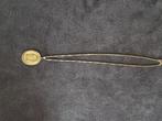 gouden ketting met foto hanger, Ophalen, Nieuw, Goud, Goud