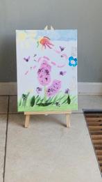 Bloemen schilderij zelf gemaakt.( Zonder ezel te koop )., Ophalen
