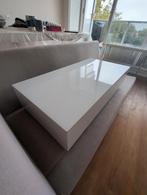 Witte Design Salontafel - Haarlem, Kunststof, 100 tot 150 cm, Zo goed als nieuw, Modern