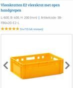12 nieuwe gele stapelkratten, Doe-het-zelf en Verbouw, Kratten en Dozen, Doos, Minder dan 35 cm, Ophalen of Verzenden, Zo goed als nieuw