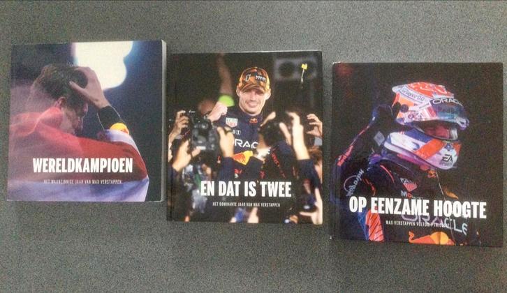 Max Verstappen Wereldkampioen jaarboeken., Verzamelen, Automerken, Motoren en Formule 1, Zo goed als nieuw, Formule 1, Ophalen of Verzenden