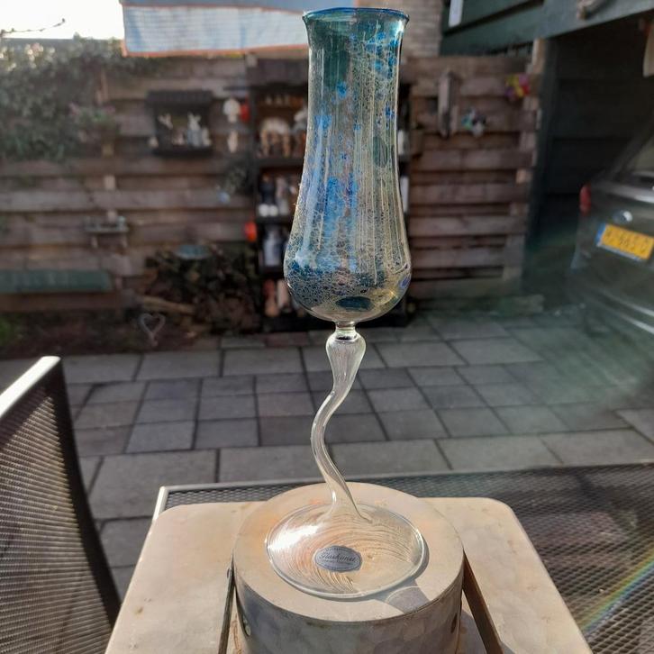 Mondgeblazen Glaskunst Vaas, Antiek en Kunst, Antiek | Lampen, Ophalen of Verzenden