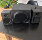 Logitech Z333 Multimedia speakers, Computers en Software, Pc speakers, Ophalen, Zo goed als nieuw, Audiokanaal 2.1, Logitec
