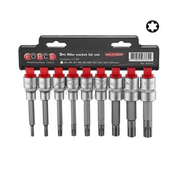 Force Ribe bitdoppenset 9 delig. beschikbaar voor biedingen