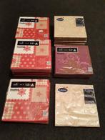 Luxe dunilin servetten 40x40cm 3 dessins, zware kwaliteit, Ophalen of Verzenden, Nieuw