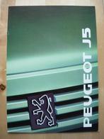 Peugeot J5 Bestel Brochure ca 1989 - Bestelwagen, Ophalen, Zo goed als nieuw, Peugeot, Peugeot