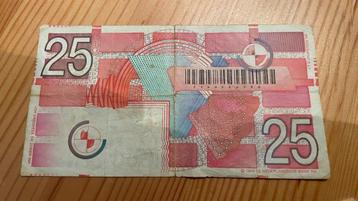 25 gulden biljet beschikbaar voor biedingen