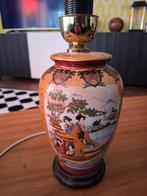 Japanse schemerlamp keramiek, Huis en Inrichting, Lampen | Tafellampen, Ophalen of Verzenden, Gebruikt, Minder dan 50 cm