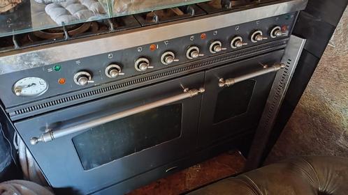 Boretti 90cm gasfornuis, Witgoed en Apparatuur, Fornuizen, Gebruikt, Vrijstaand, Gas, 5 kookzones of meer, 90 tot 95 cm, 60 cm of meer