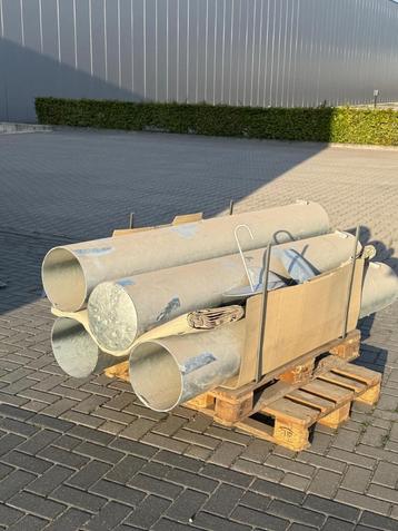 4x nieuwe aanrijbeveiligingspalen / afzetpalen - 2m x 27cm beschikbaar voor biedingen