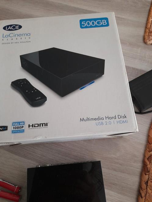 La Cie media player 500GB, Audio, Tv en Foto, Mediaspelers, Zo goed als nieuw, Zonder harde schijf, Ophalen of Verzenden