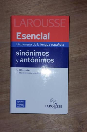 Esencial sinónimos y antónimos (Spaans woordenboek)