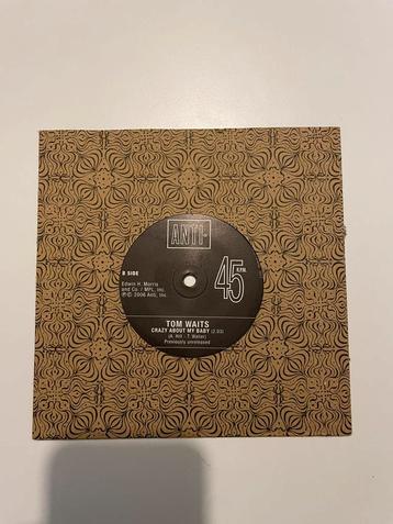 Tom Waits - Lie To Me / Crazy About My Baby 7" vinyl Single. beschikbaar voor biedingen