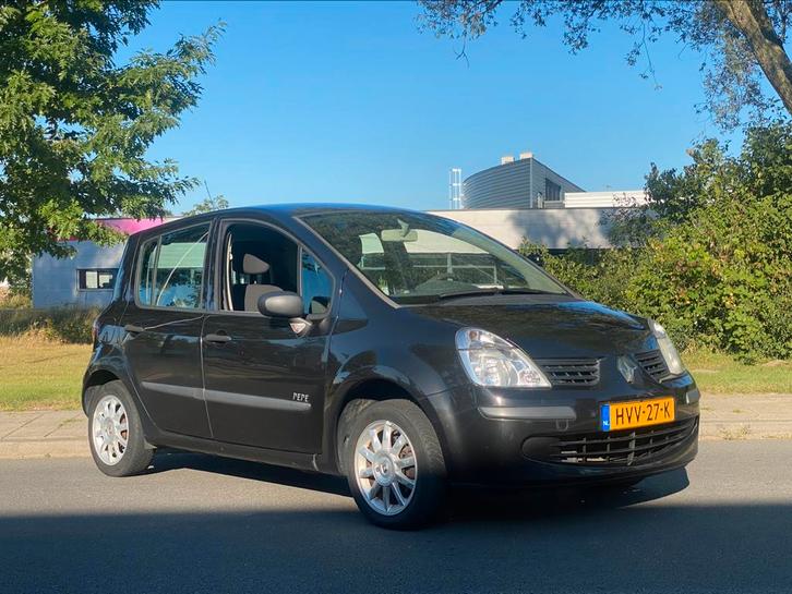 Renault Modus 1.2 16V pepe airco APK, Auto's, Renault, Bedrijf, Modus, Benzine, MPV, Handgeschakeld, Geïmporteerd, Zwart, Voorwielaandrijving