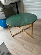 Salontafel marmer look, Huis en Inrichting, Tafels | Salontafels, Ophalen, Rond, 50 tot 100 cm, Zo goed als nieuw