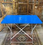 Franse tuintafel metaal, tafel inklapbaar, Tuin en Terras, Tuintafels, Ophalen, Gebruikt, Baambrugge, Babuschka Vintage