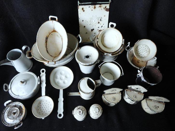 zeer zeldzame antieke keukenaccessoires van MärklinVERKOCHT, Antiek en Kunst, Antiek | Speelgoed, Ophalen of Verzenden