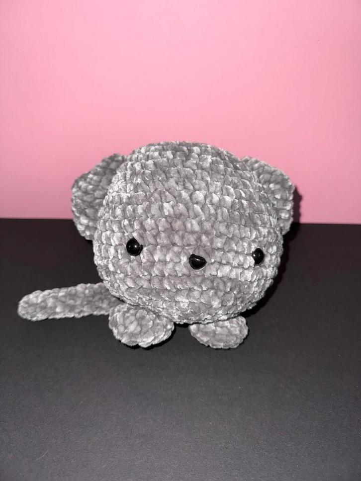 Gehaakte kat knuffel, Kinderen en Baby's, Speelgoed | Knuffels en Pluche, Nieuw, Poes, Ophalen of Verzenden