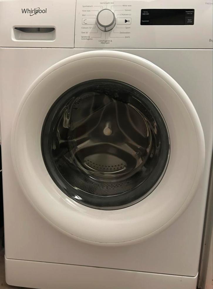 Whirlpool Wasmachine 8kg - Goed Werkend!, Witgoed en Apparatuur, Wasmachines, Gebruikt, Voorlader, 8 tot 10 kg, 85 tot 90 cm, 1200 tot 1600 toeren