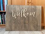 Welkomstbord bruiloft, Ophalen of Verzenden, Nieuw