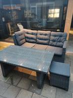 Loungeset plus tafel en krukje., Tuin en Terras, Tuinsets en Loungesets, Ophalen, Gebruikt
