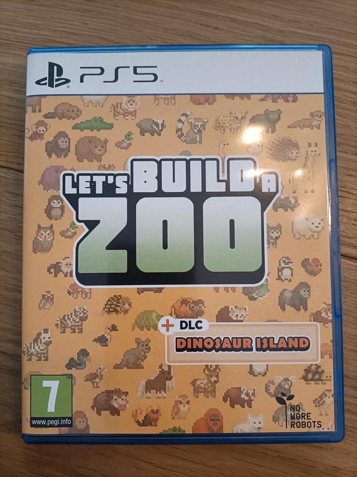 Let's build a Zoo + DLC dinosaur Island PS5 ALS NIEUW, Spelcomputers en Games, Games | Sony PlayStation 5, Zo goed als nieuw, Ophalen of Verzenden