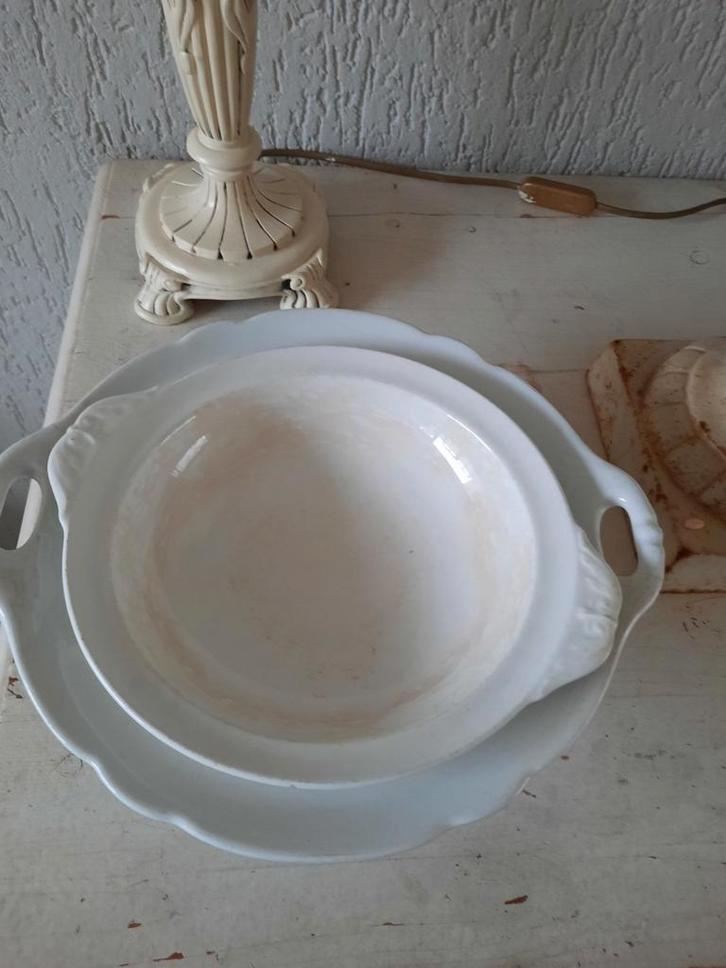 Set van 2 oude Petrus Ragout schalen., Antiek en Kunst, Antiek | Schalen, Ophalen of Verzenden