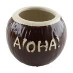 Tiki mok -Tiki beker - Aloha drinkglas - Tropical, Glas of Glazen, Kouwehoek 1b, Cave & Garden, Keramiek