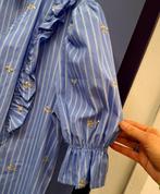 Liu Jo blouse blauw / wit gestreept + pailletten 40-42 38425, Kleding | Dames, Blouses en Tunieken, Ophalen of Verzenden