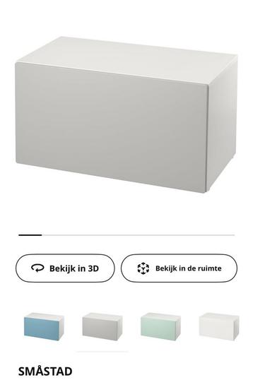 Smastad ikea opbergbank wit beschikbaar voor biedingen