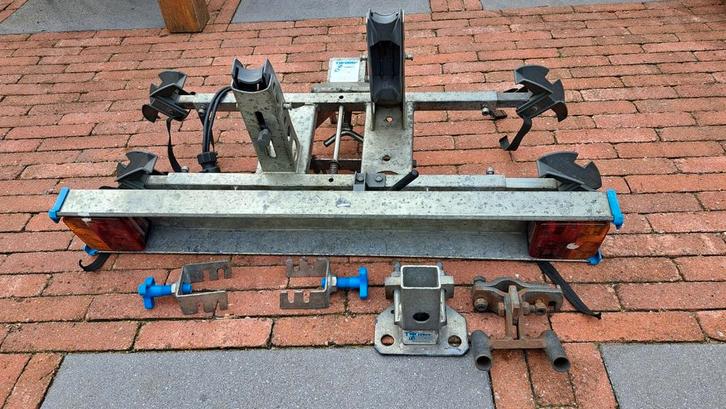 Twinny load prestige fietsendrager voor 2 fietsen, Auto diversen, Fietsendragers, Gebruikt, Trekhaakdrager, Elektrische fiets